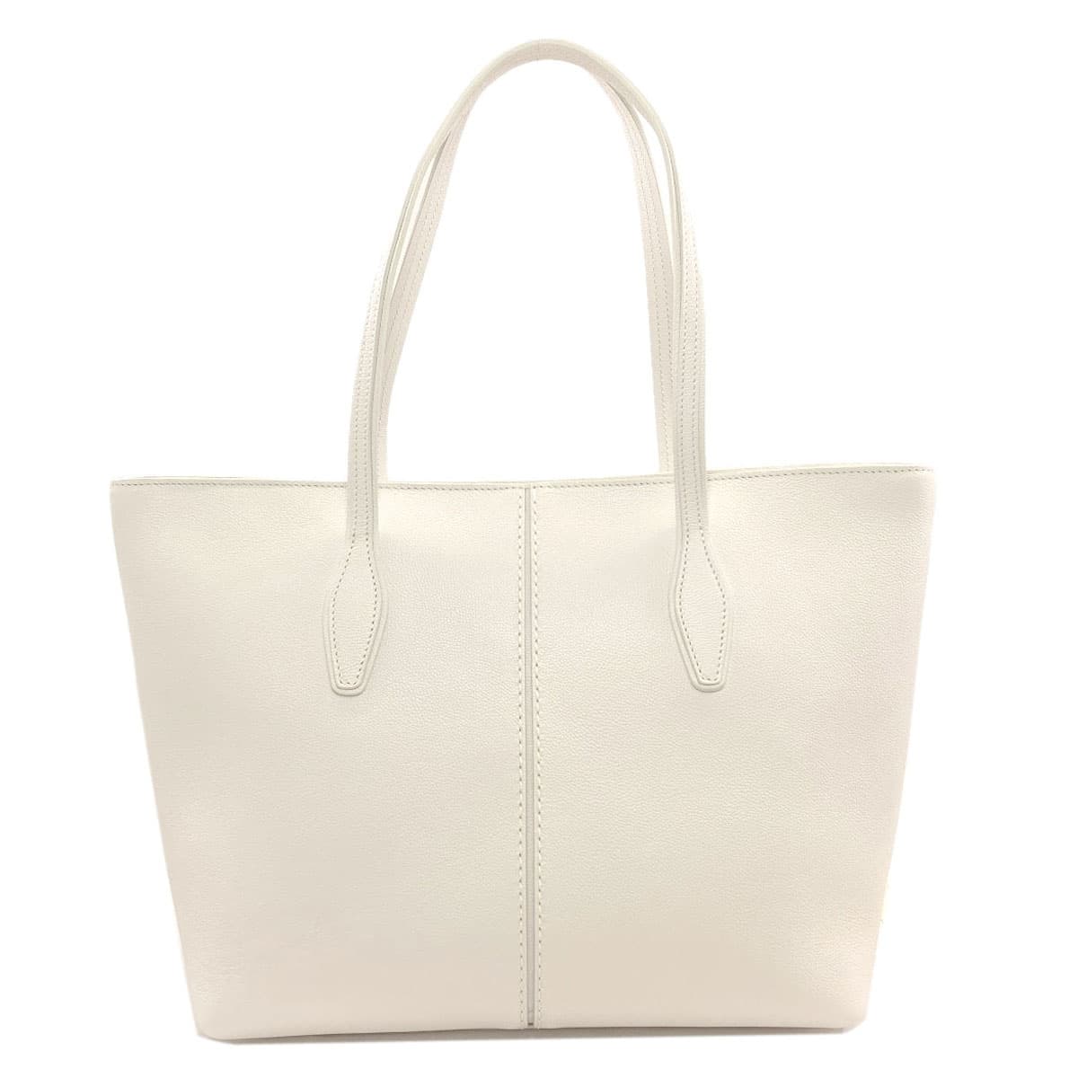 Tod's Simple Design Tote Bag Leather Ladies [Used] [TODS] 2