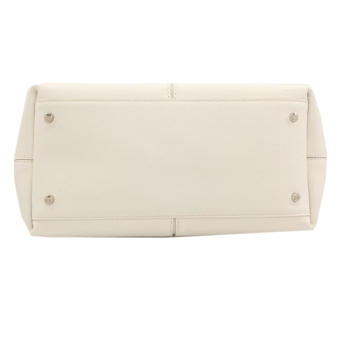 Tod's Simple Design Tote Bag Leather Ladies [Used] [TODS] 4