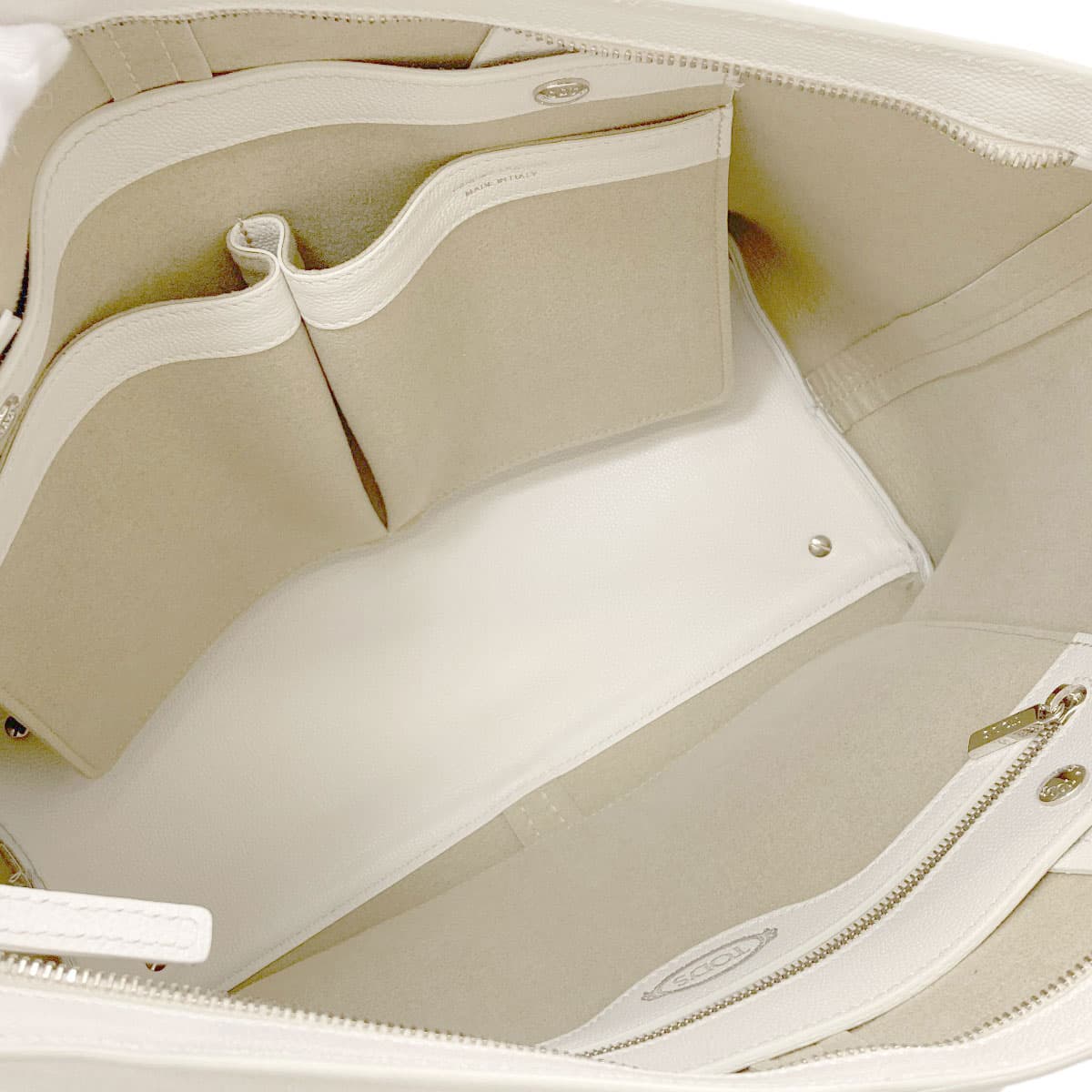 Tod's Simple Design Tote Bag Leather Ladies [Used] [TODS] 5