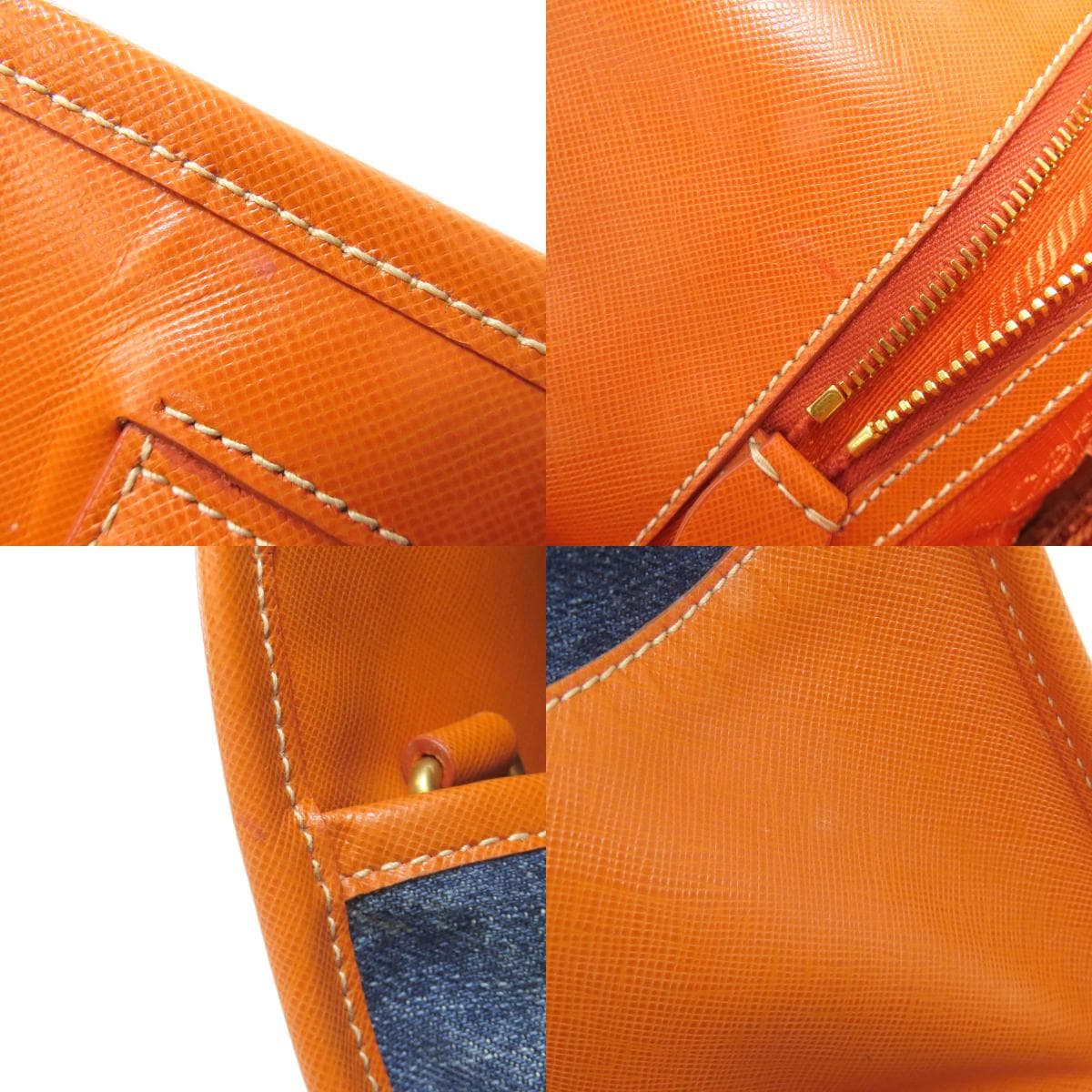 Prada BN2254 2WAY Handbag Canvas/Leather for Women [Used] [PRADA] BN2254 6