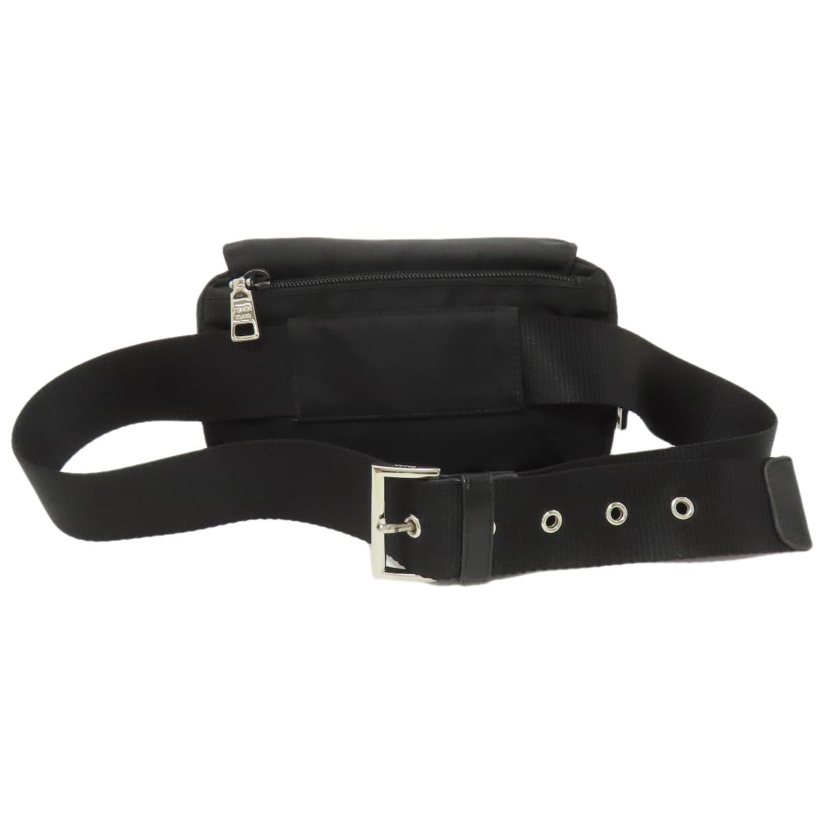 Prada logo hardware hip bag/waist bag made of nylon material for women [Used] [PRADA] 2