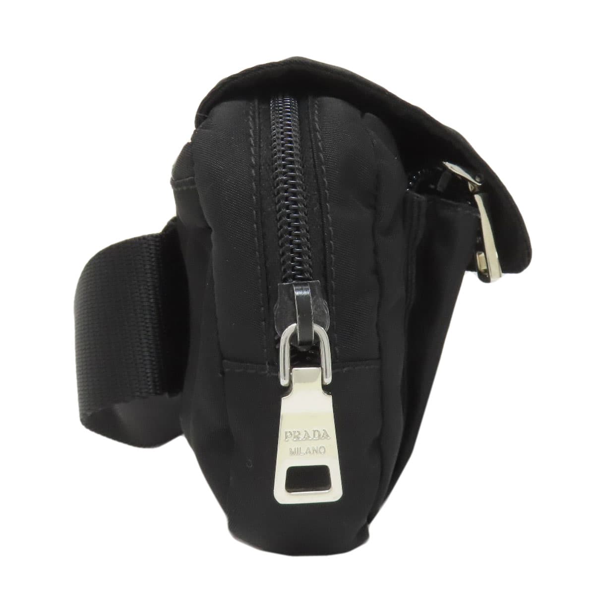 Prada logo hardware hip bag/waist bag made of nylon material for women [Used] [PRADA] 3