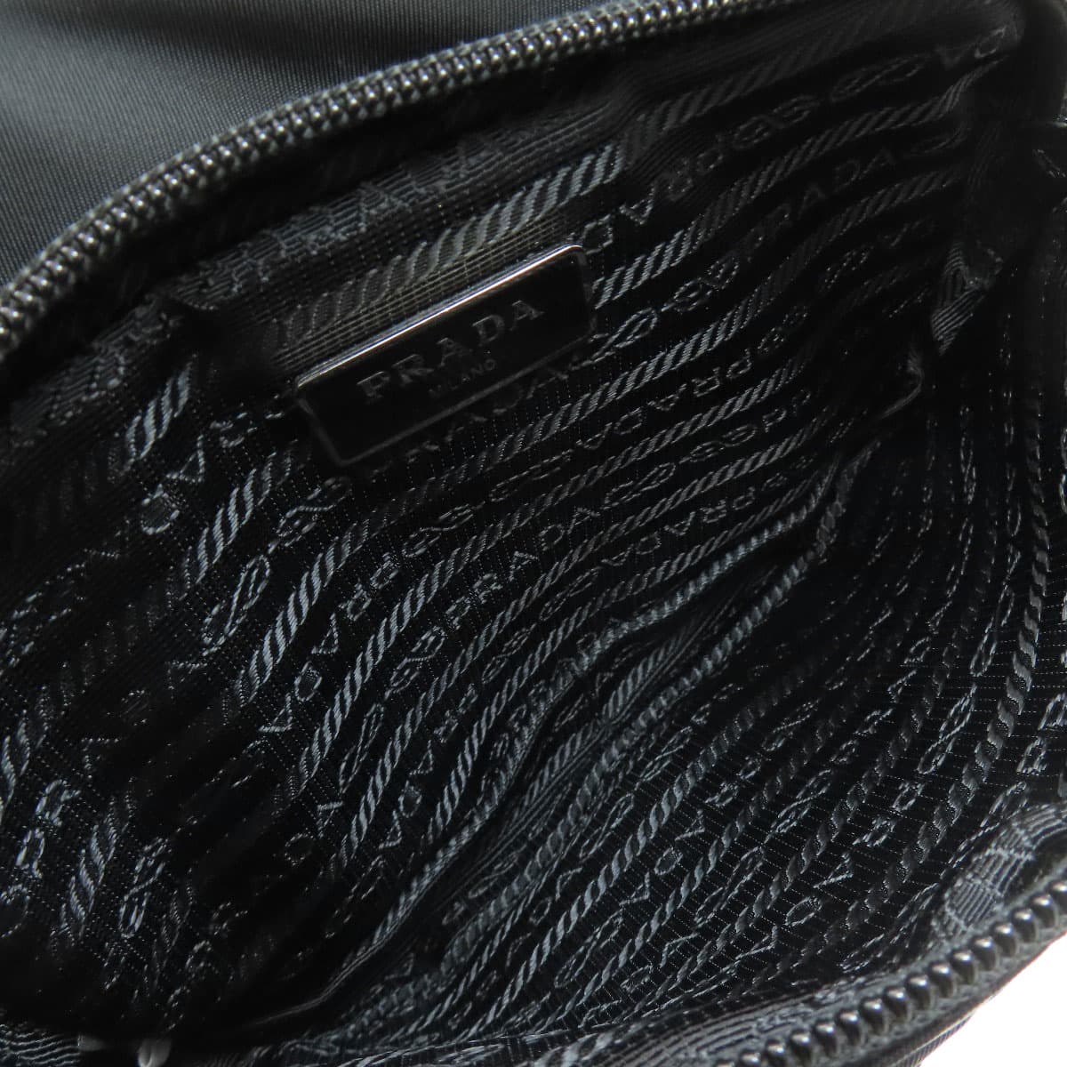 Prada logo hardware hip bag/waist bag made of nylon material for women [Used] [PRADA] 5
