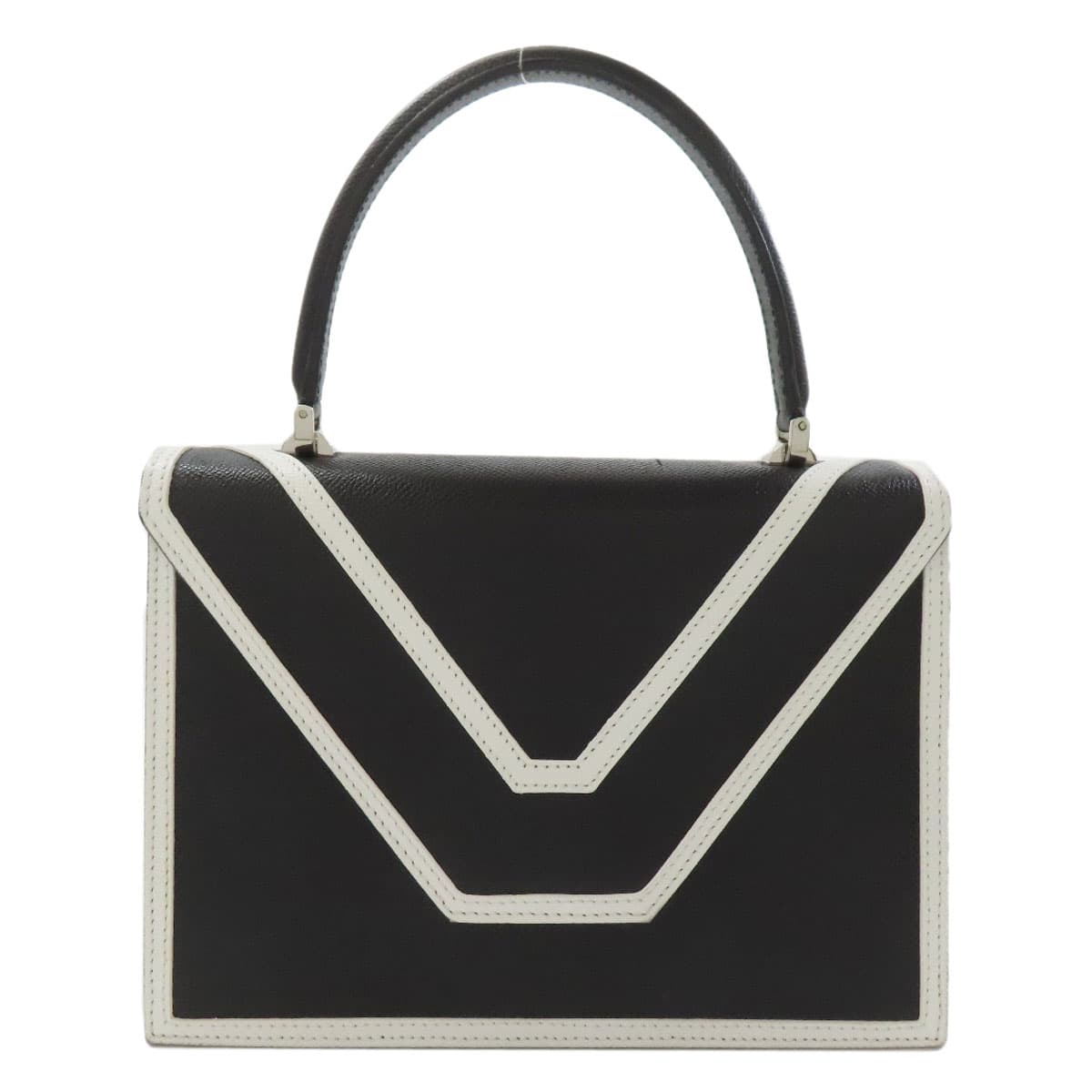 Morabito V-Line Handbag Leather Ladies [Used] [MORABITO]