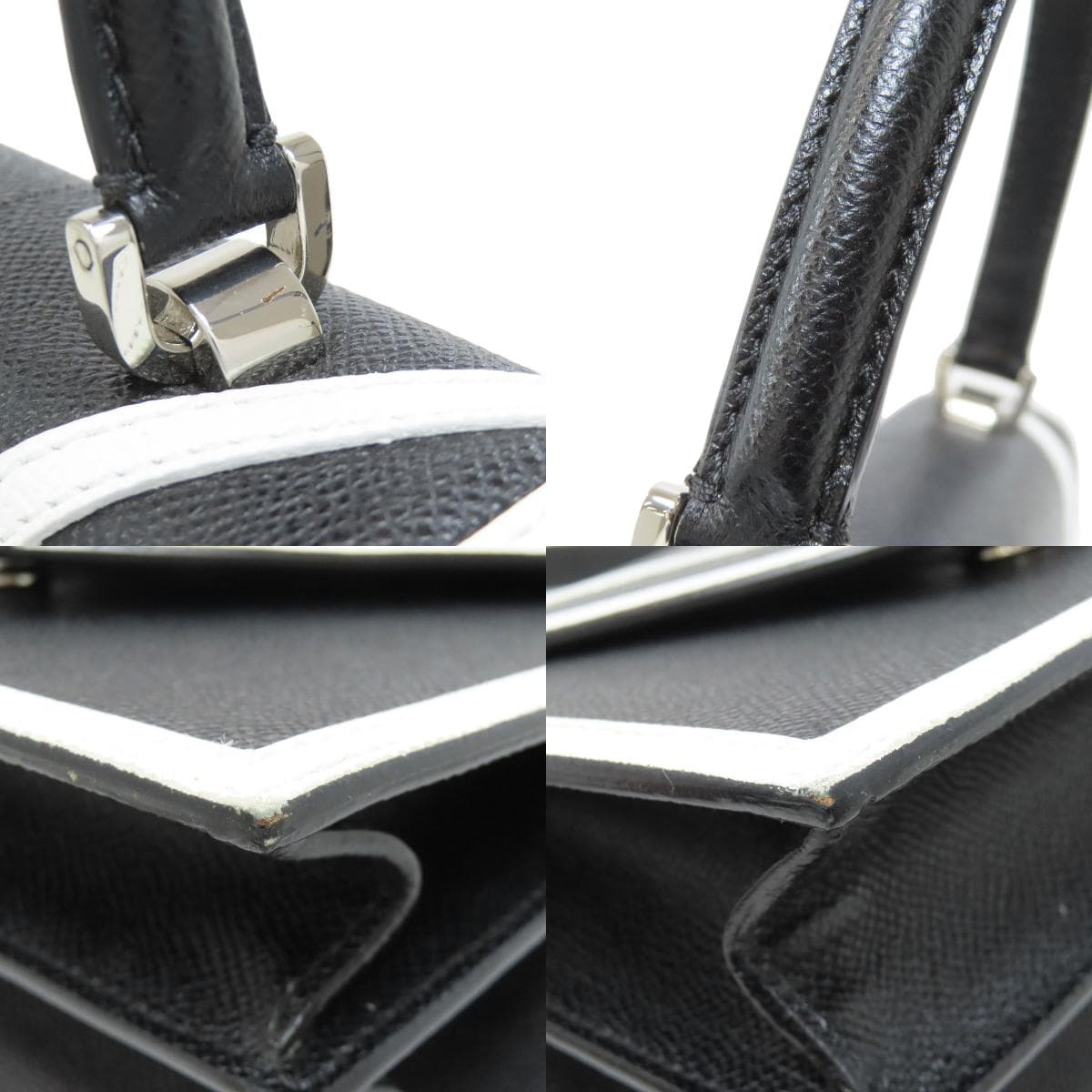 Morabito V-Line Handbag Leather Ladies [Used] [MORABITO] 9