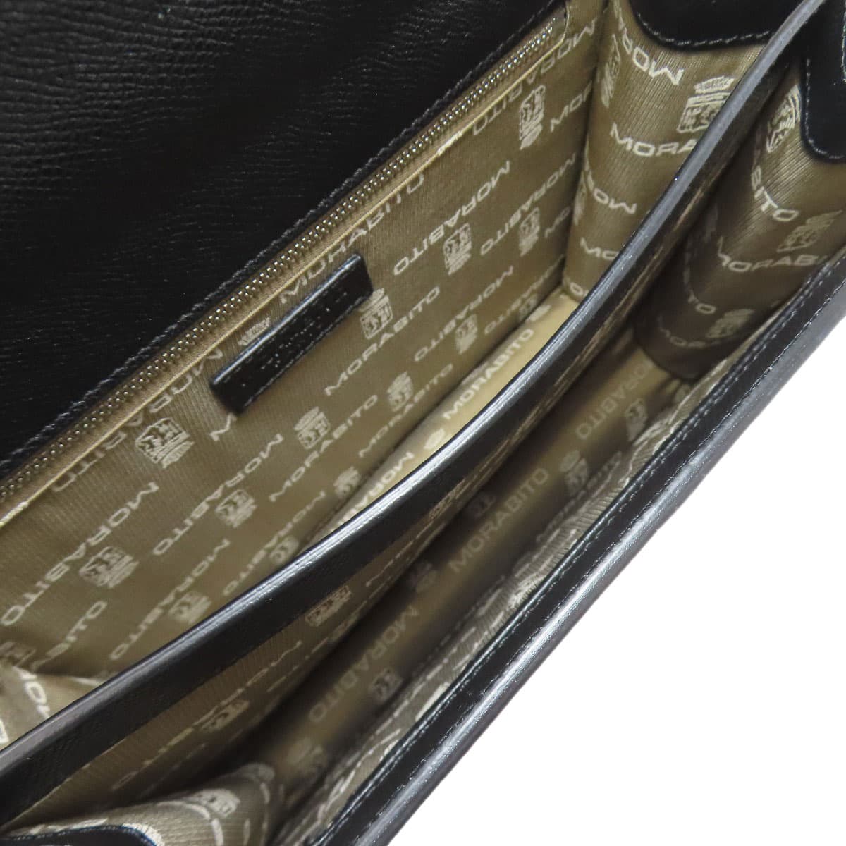 Morabito V-Line Handbag Leather Ladies [Used] [MORABITO] 5