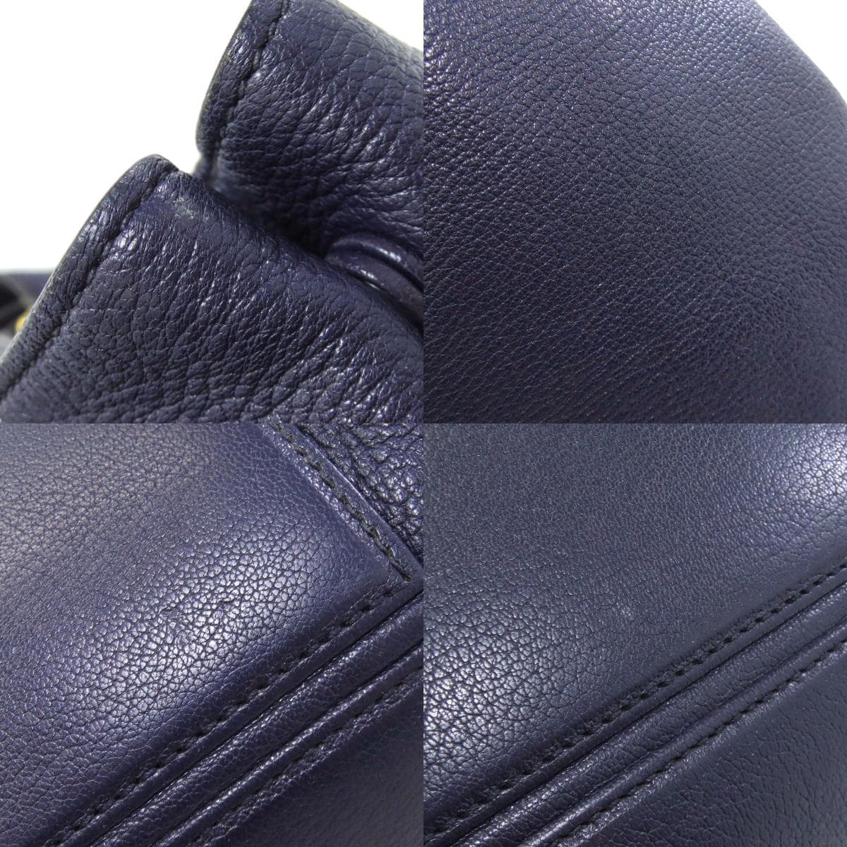 Miu Miu Logo Tote Bag Leather Ladies [Used] [MIUMIU] 8