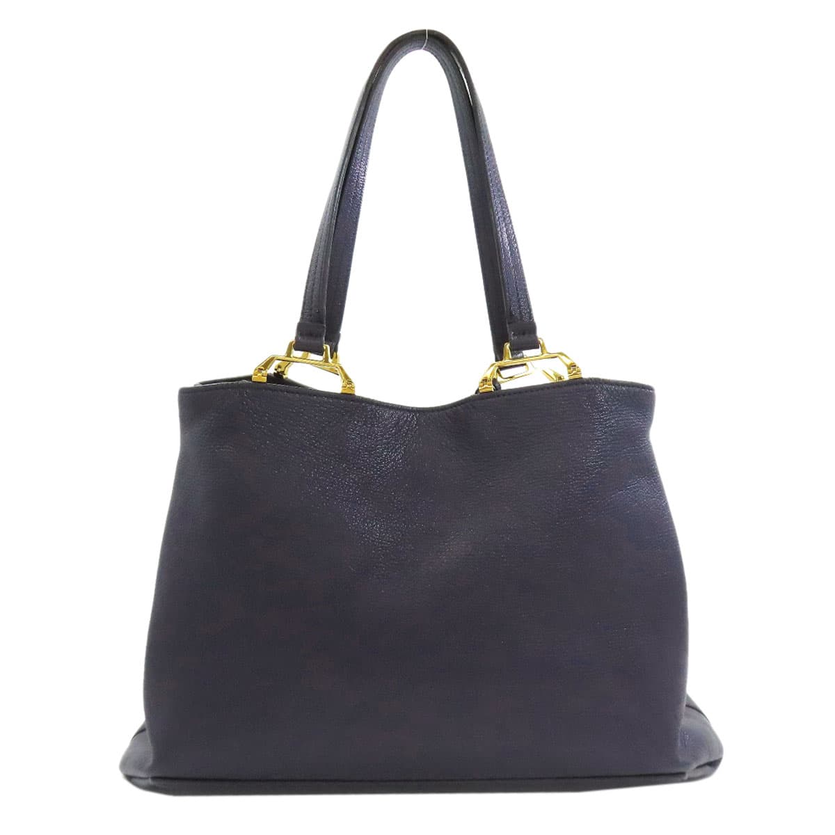 Miu Miu Logo Tote Bag Leather Ladies [Used] [MIUMIU] 2