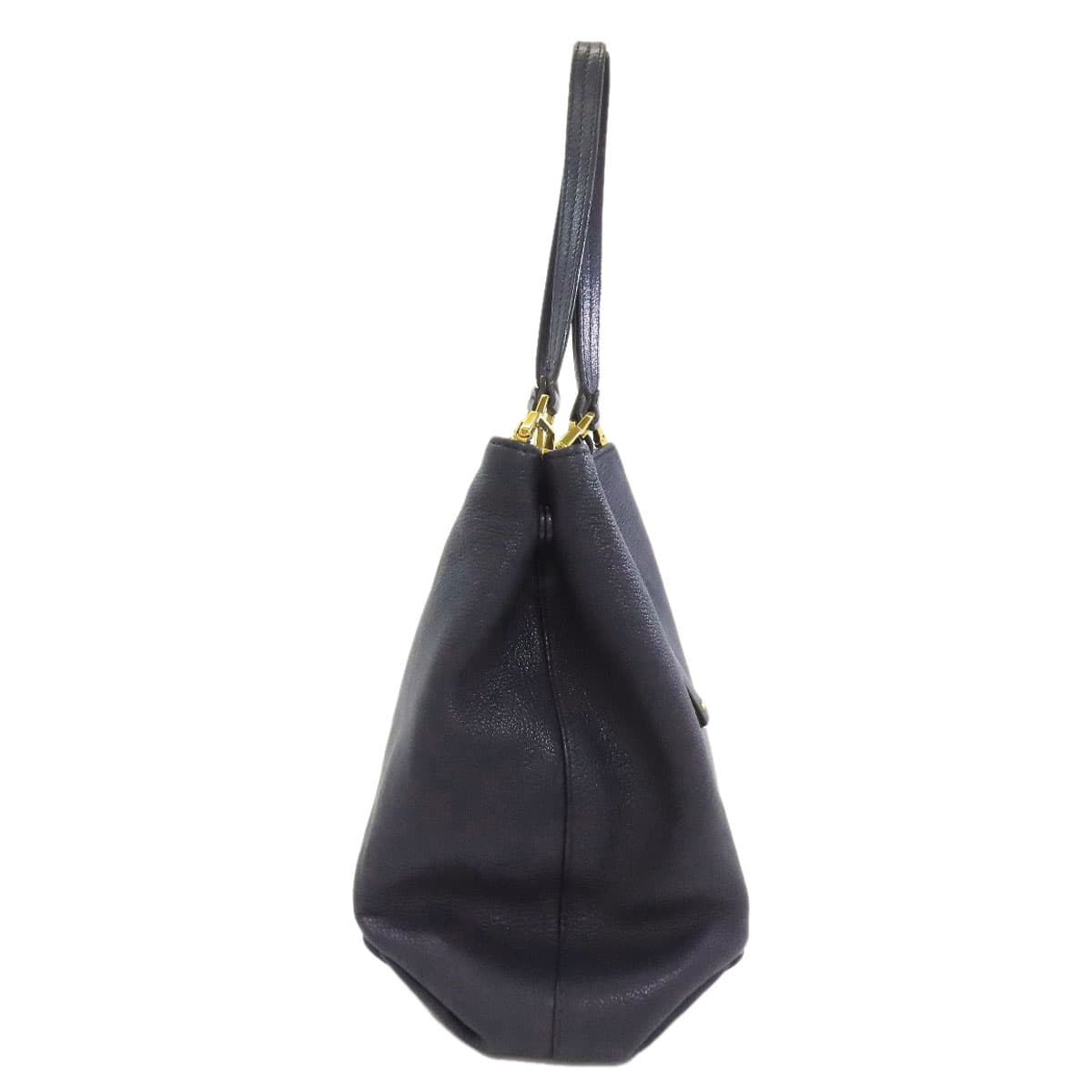 Miu Miu Logo Tote Bag Leather Ladies [Used] [MIUMIU] 3