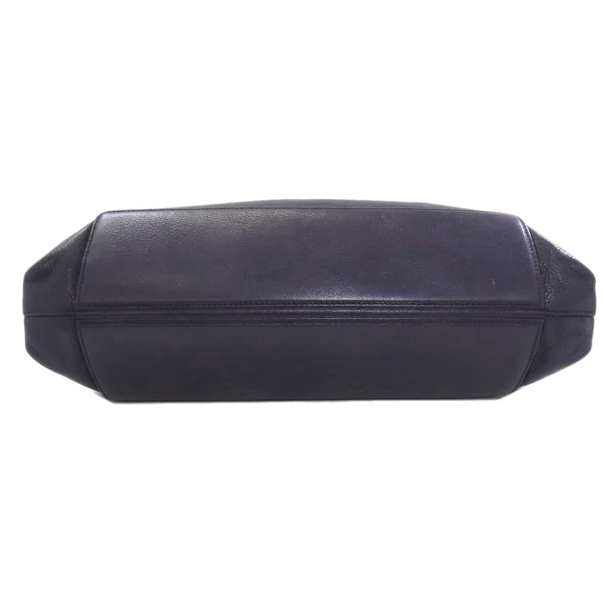 Miu Miu Logo Tote Bag Leather Ladies [Used] [MIUMIU] 4