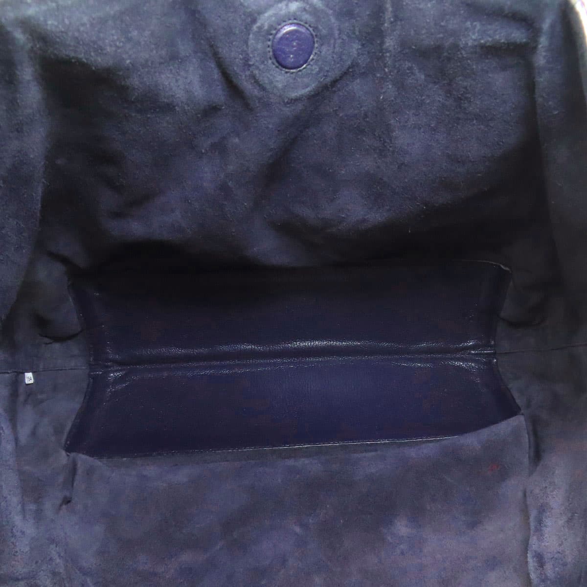 Miu Miu Logo Tote Bag Leather Ladies [Used] [MIUMIU] 5