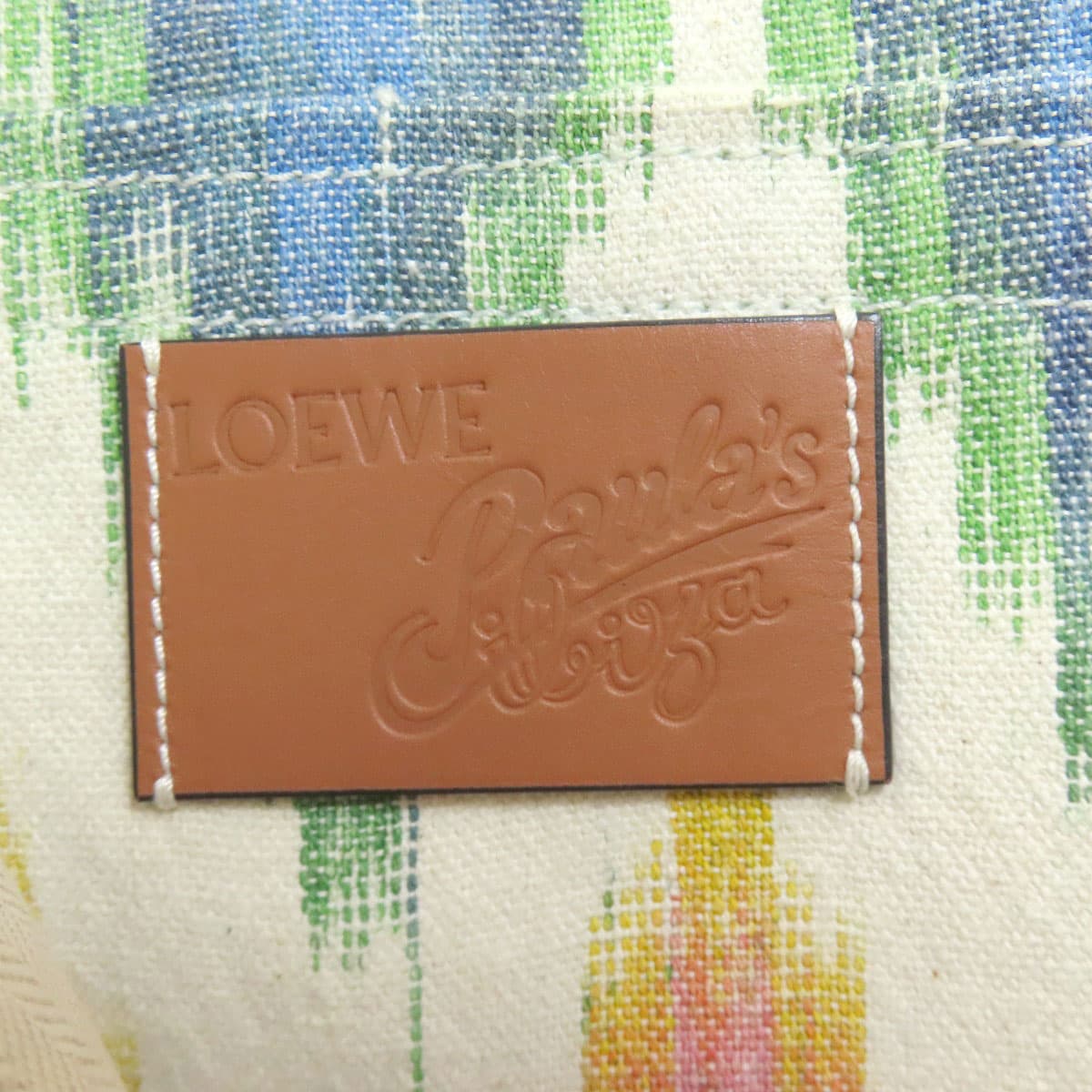 Loewe Paula's Ibiza Tote Bag Canvas Ladies [Used] [LOEWE] 6