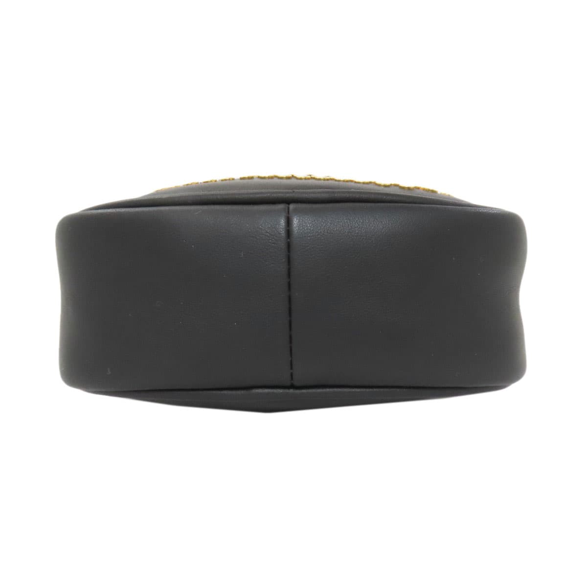 Fendi Calligraphy Studs Shoulder Bag Leather Women's [Used] [FENDI] 4