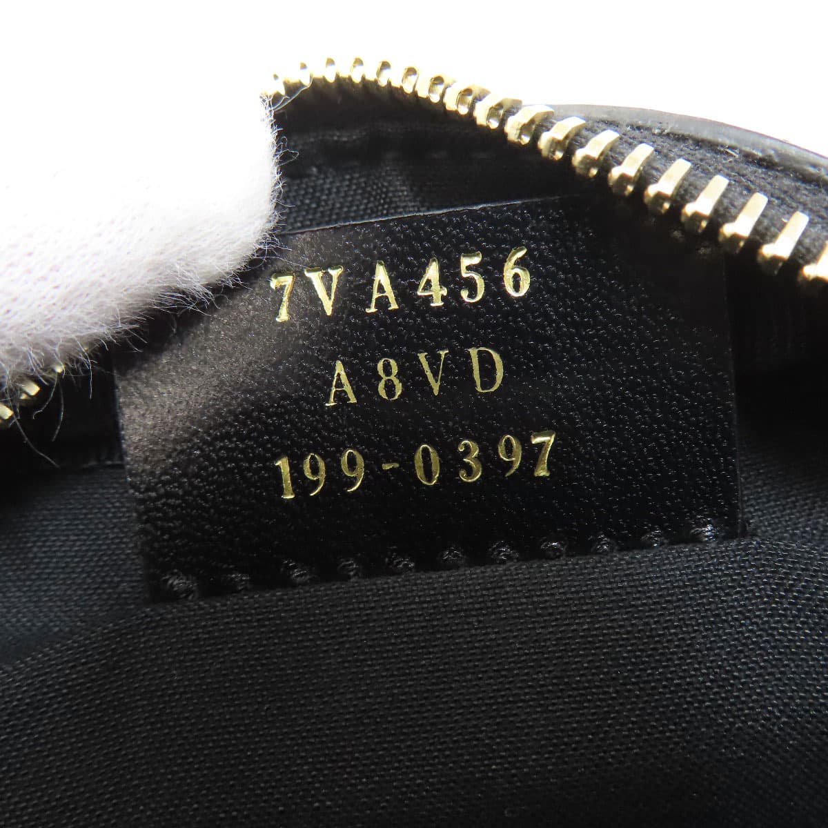 Fendi Calligraphy Studs Shoulder Bag Leather Women's [Used] [FENDI] 7