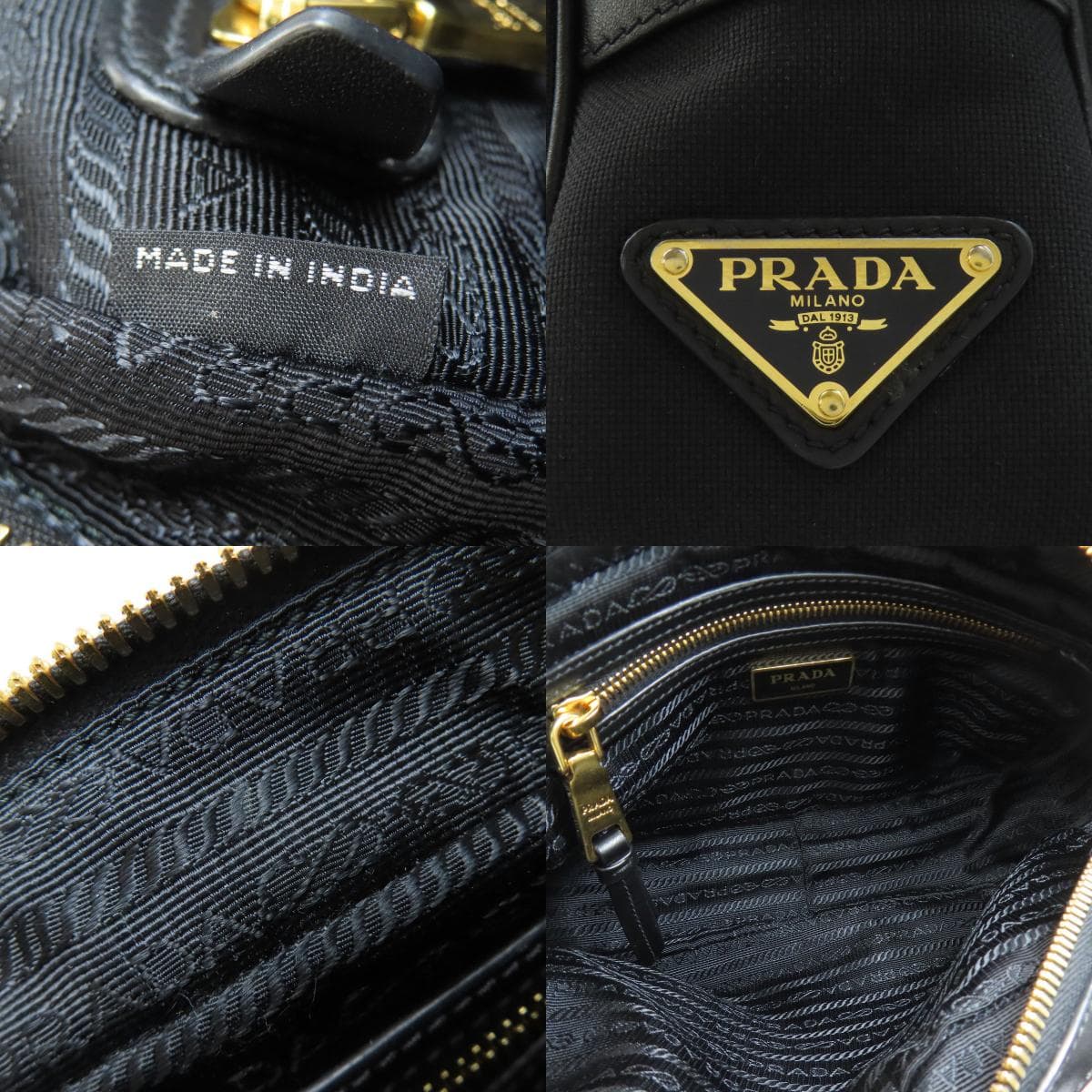 Prada 1BH089 Fiocco Shoulder Bag Canvas Ladies [Used] [PRADA] 1BH089 7