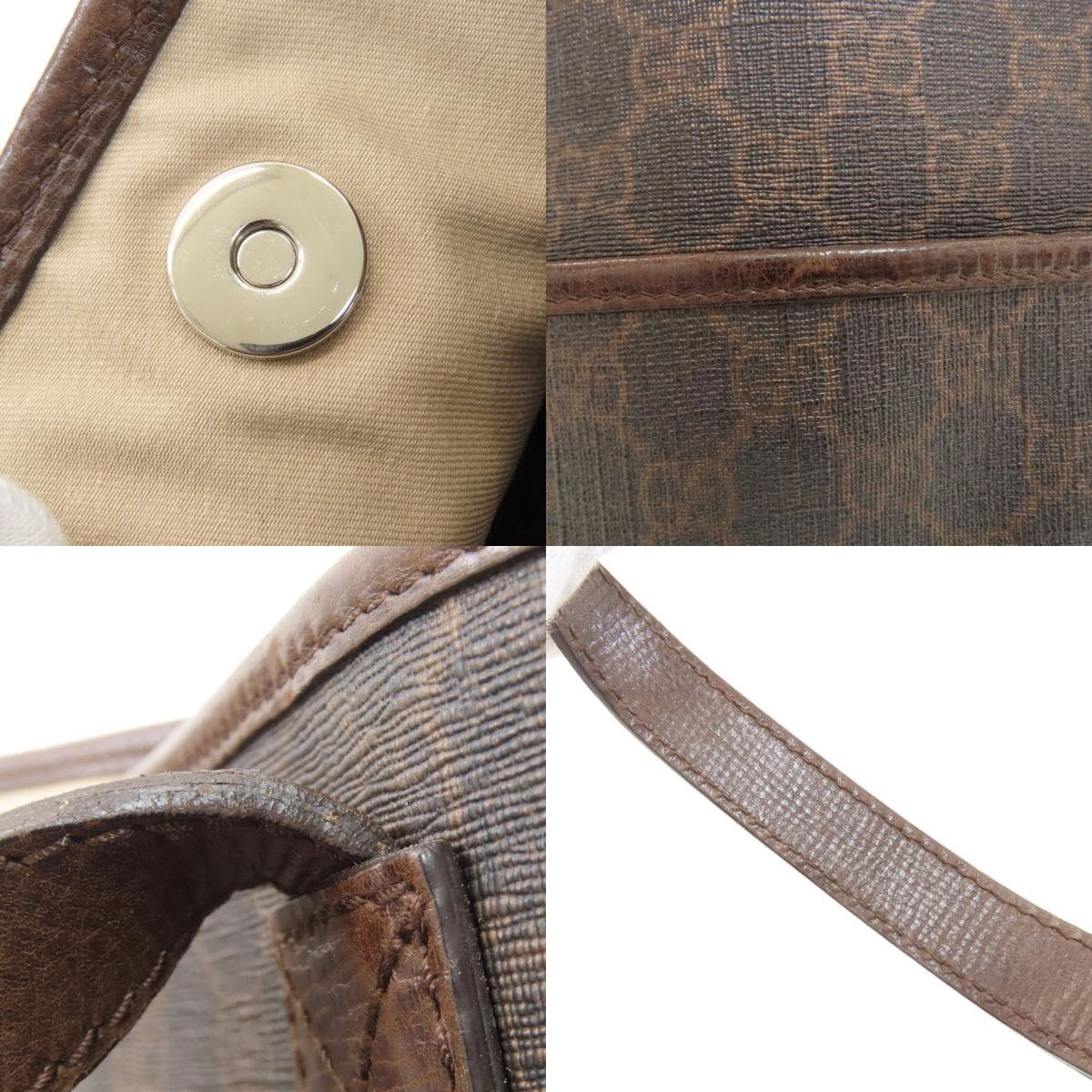 Gucci 264221 Outlet GG Supreme Tote Bag PVC Ladies [Used] [GUCCI] 264221 8