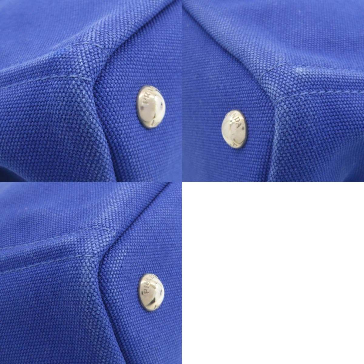 Prada Canapa Mini 2WAY Handbag Canvas Ladies [Used] [PRADA] 10