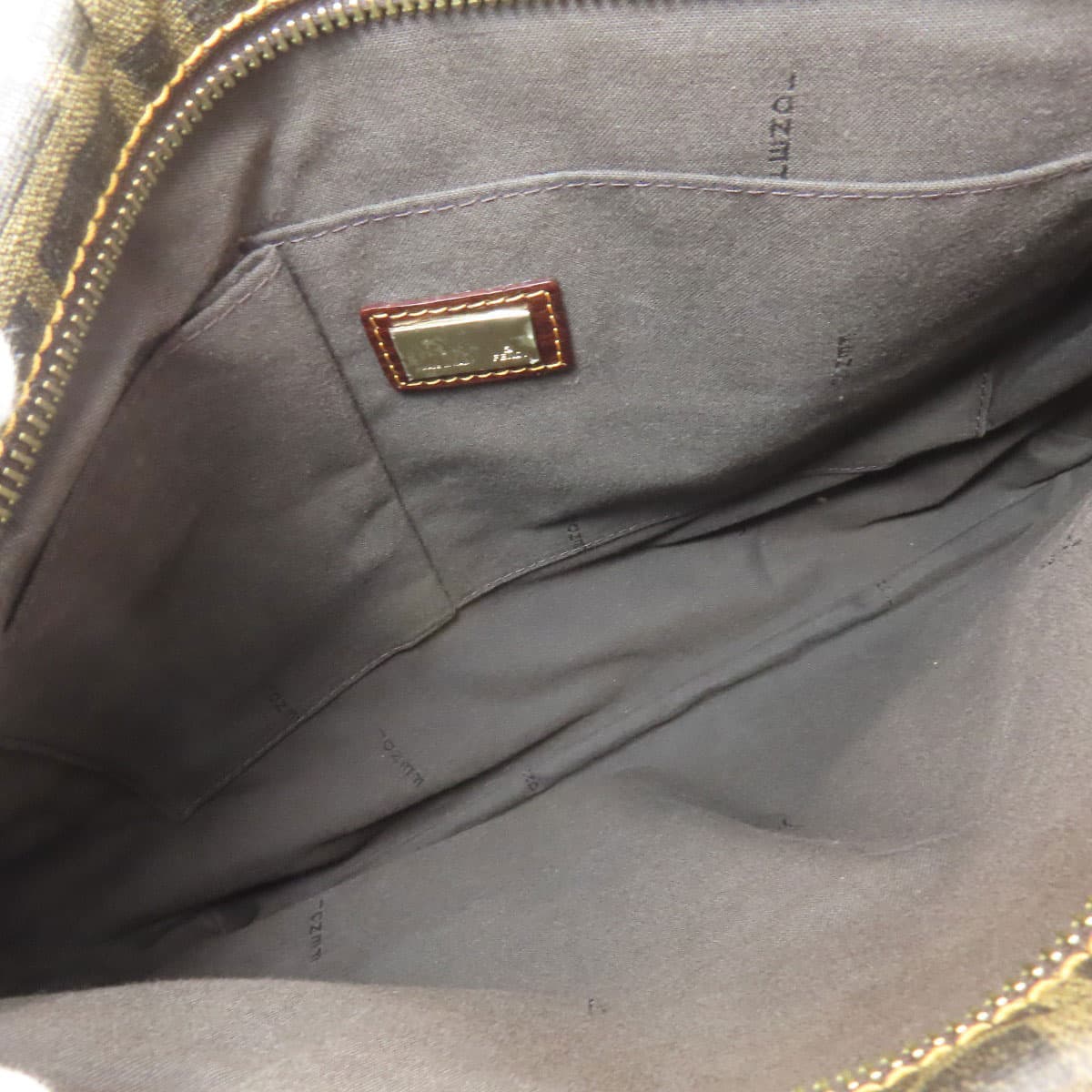 Fendi Zucchino pattern Zukkino shoulder bag PVC ladies [Used] [FENDI] 5