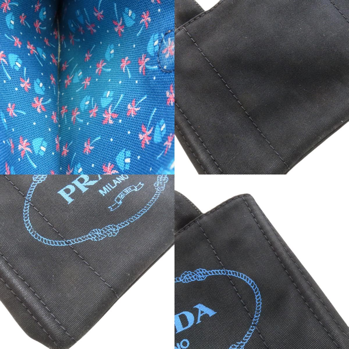 Prada Kanapa Mini 2WAY Handbag Canvas Ladies [Used] [PRADA] 7