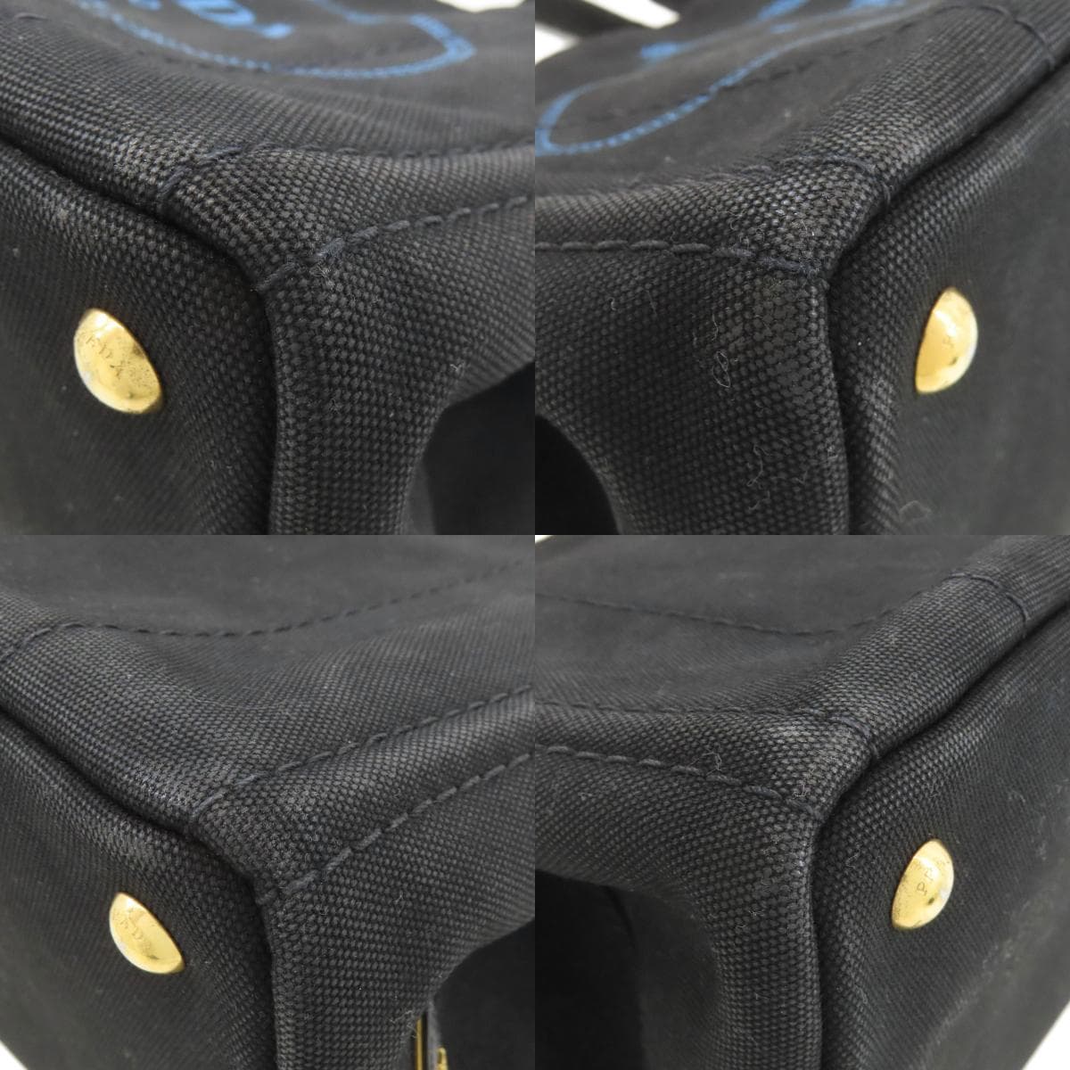 Prada Kanapa Mini 2WAY Handbag Canvas Ladies [Used] [PRADA] 10