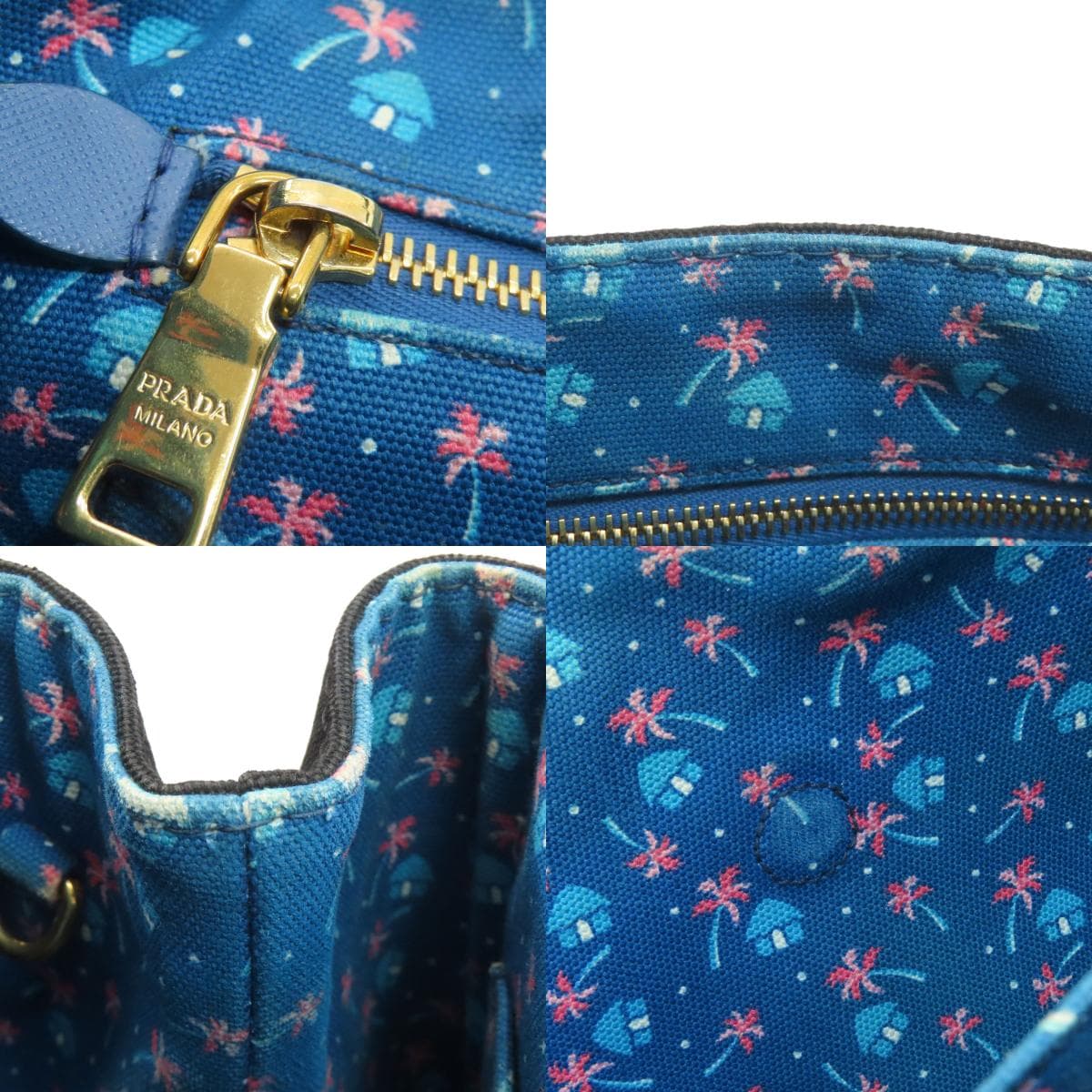 Prada Kanapa Mini 2WAY Handbag Canvas Ladies [Used] [PRADA] 6