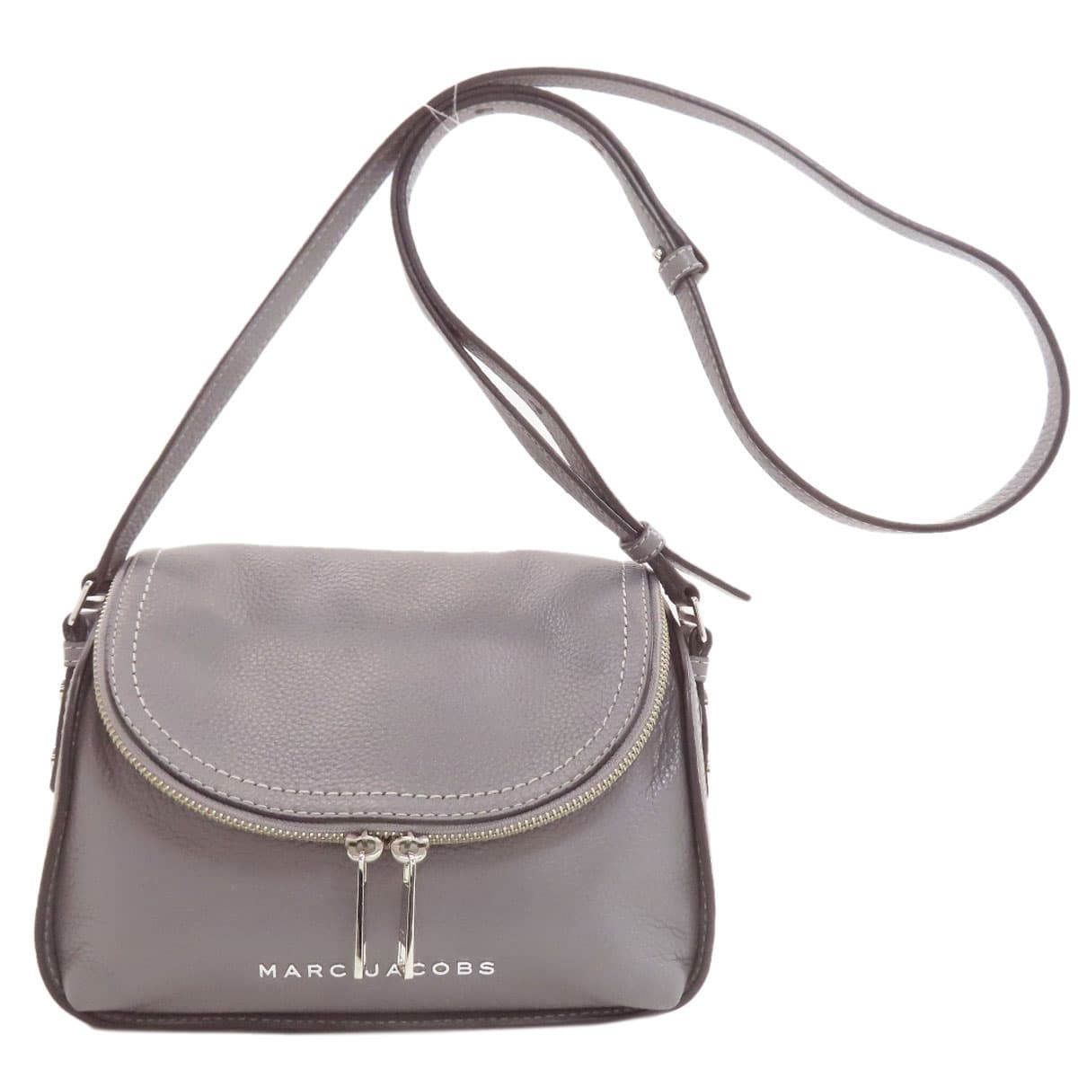 Marc Jacobs Logo Shoulder Bag Leather for Women [Used] [MARC JACOBS]