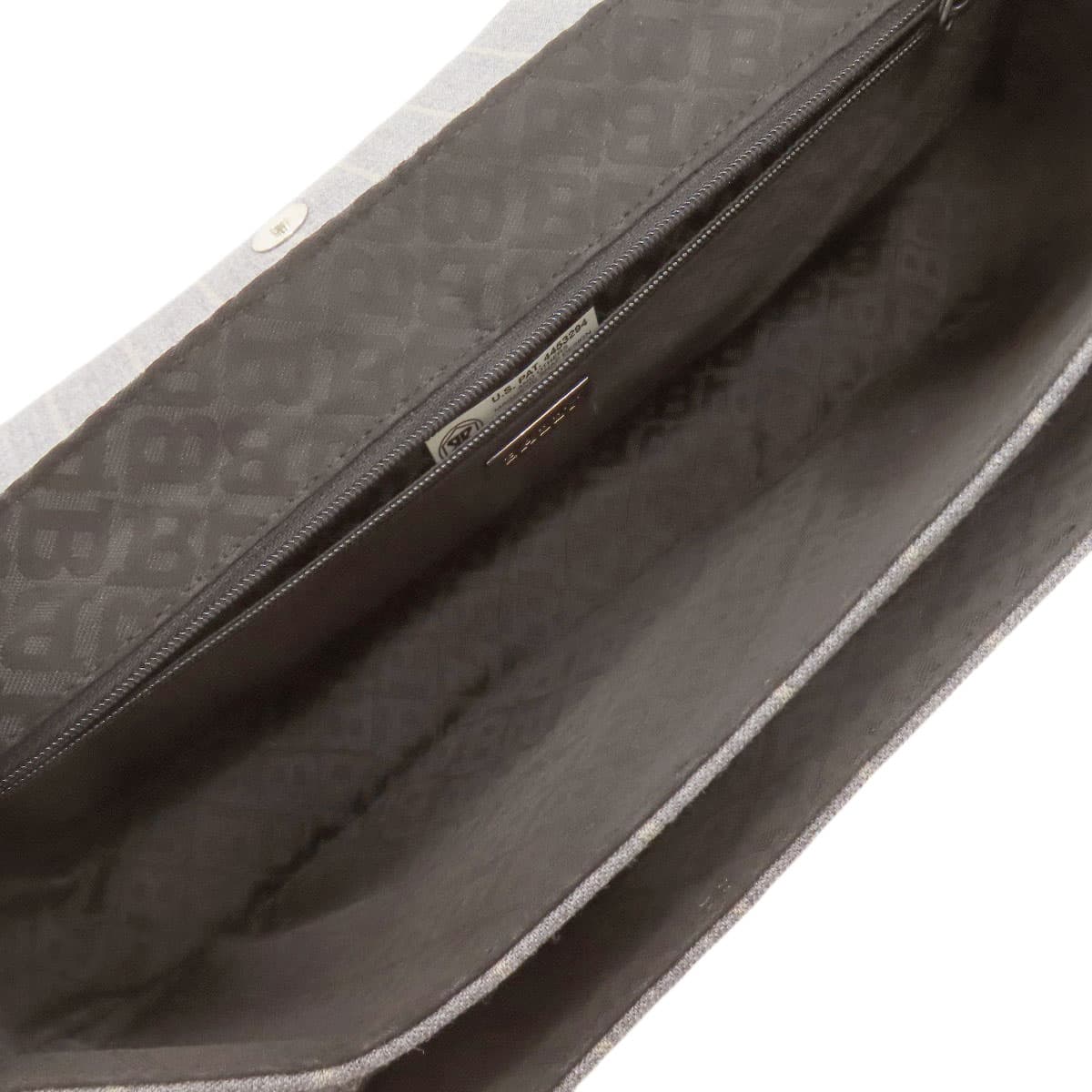 BALLY One Shoulder Stripe Shoulder Bag Canvas Ladies [Used] [BALLY] 5