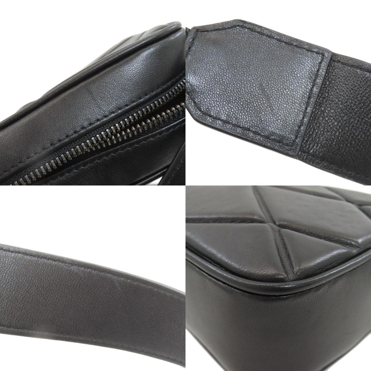 Jimmy Choo Diamond Quilted Shoulder Bag Leather Women's [Used] [Jimmy Choo] 9