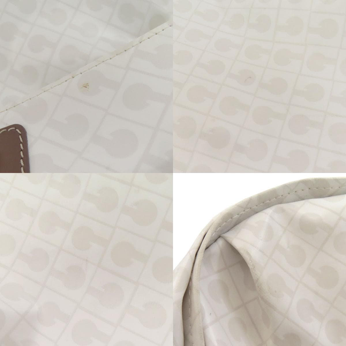 Gherardini Logo Motif Softy Tote Bag Polyester/Polyurethane Coating Ladies [Used] [GHERARDINI] 7