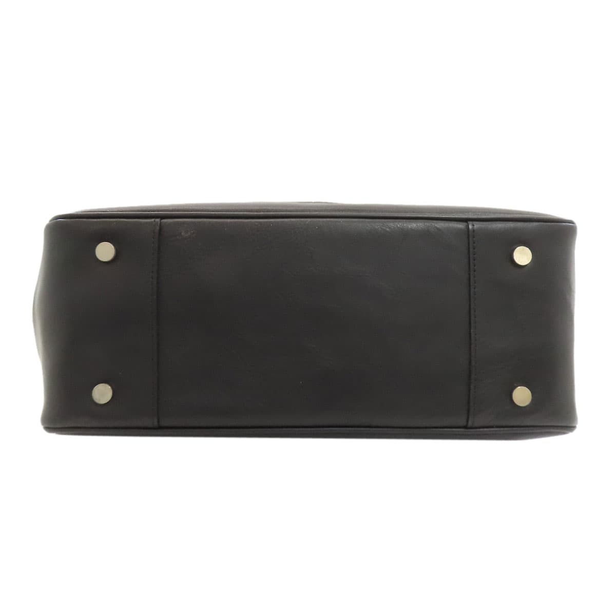 Burberry Check Pattern Tote Bag Leather Ladies [Used] [BURBERRY] 4