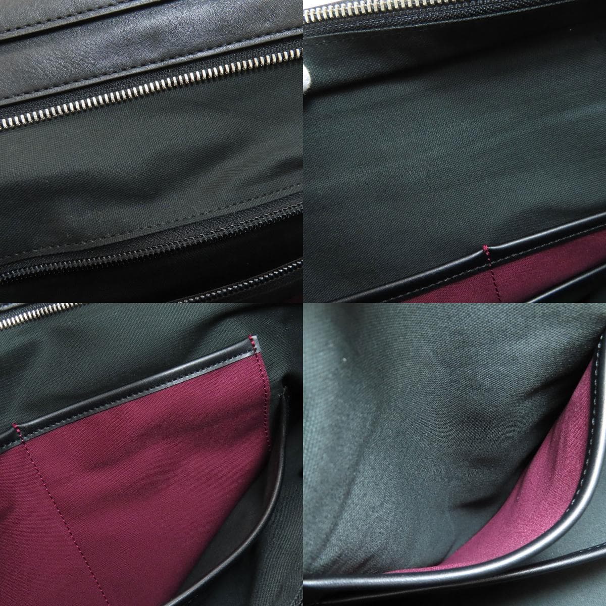 Burberry Check Pattern Tote Bag Leather Ladies [Used] [BURBERRY] 6