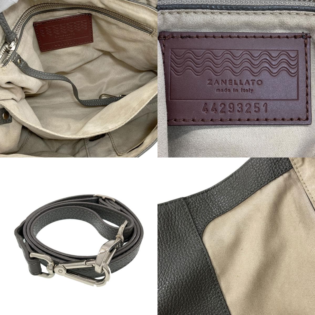 Zanellato Postina 2WAY Handbag Leather Ladies [Used] [ZANELLATO] 5