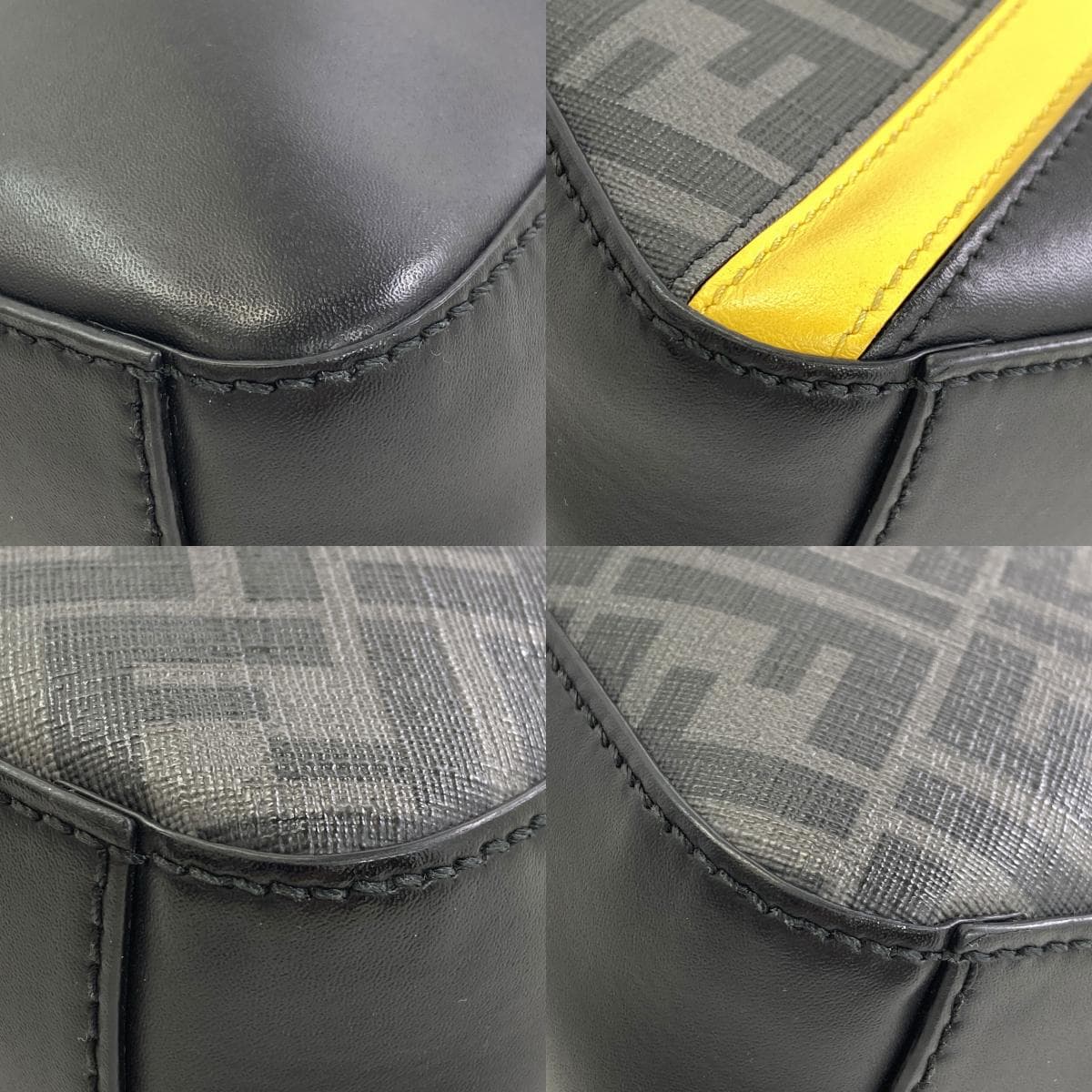 Fendi Diagonal Camera Case Shoulder Bag Leather/PVC for Women [Used] [FENDI] 10