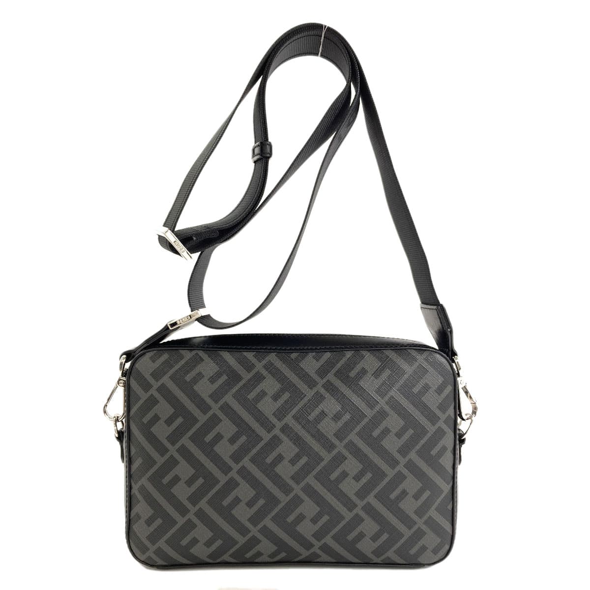 Fendi Diagonal Camera Case Shoulder Bag Leather/PVC for Women [Used] [FENDI] 2