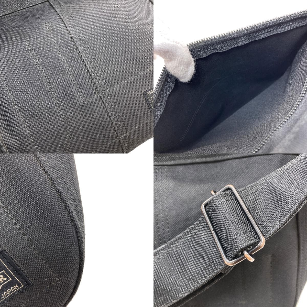 Porter logo shoulder bag canvas for women [Used] [PORTER] 8