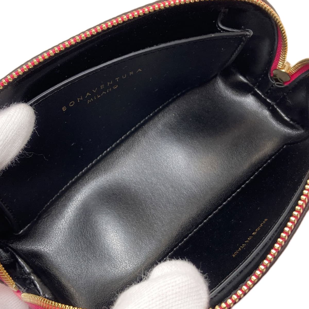 Select Goods Bonaventura Cosmetic Pouch Leather Women's [Used] [SELECT GOODS] 5