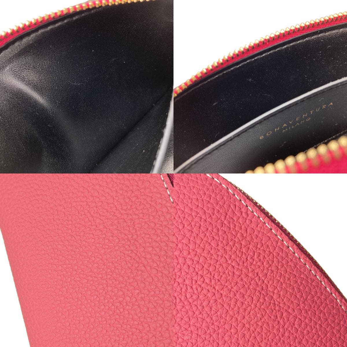 Select Goods Bonaventura Cosmetic Pouch Leather Women's [Used] [SELECT GOODS] 8