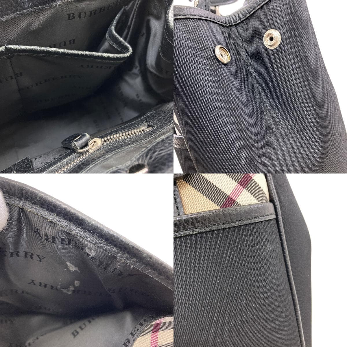 Burberry Burberry Check Handbag Nylon Material Ladies [Used] [BURBERRY] 7