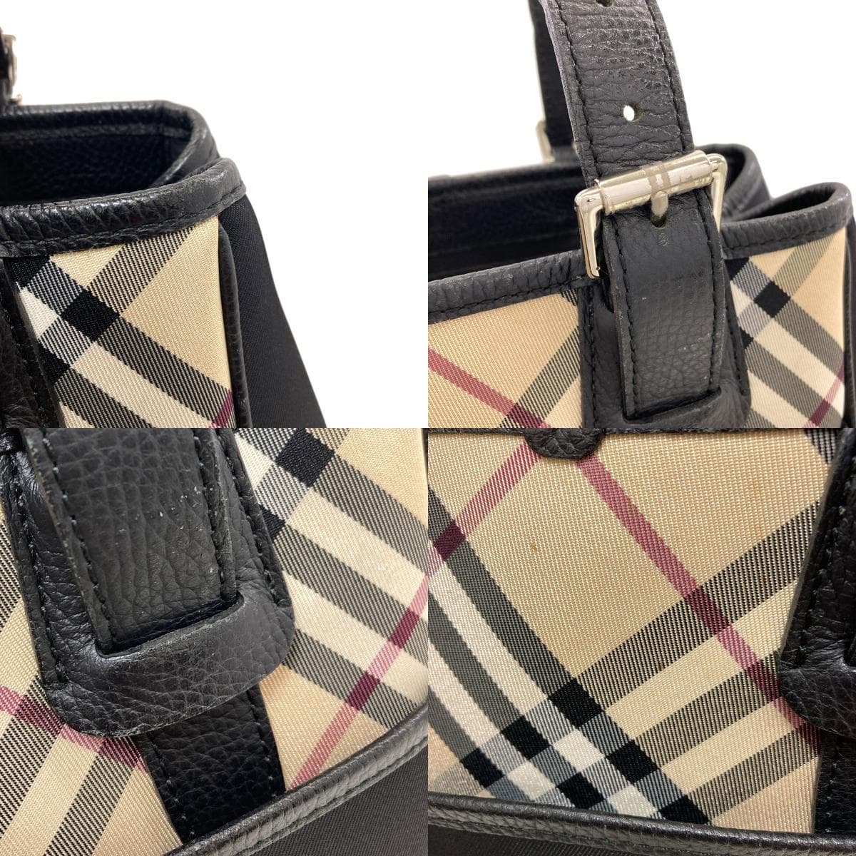 Burberry Burberry Check Handbag Nylon Material Ladies [Used] [BURBERRY] 8