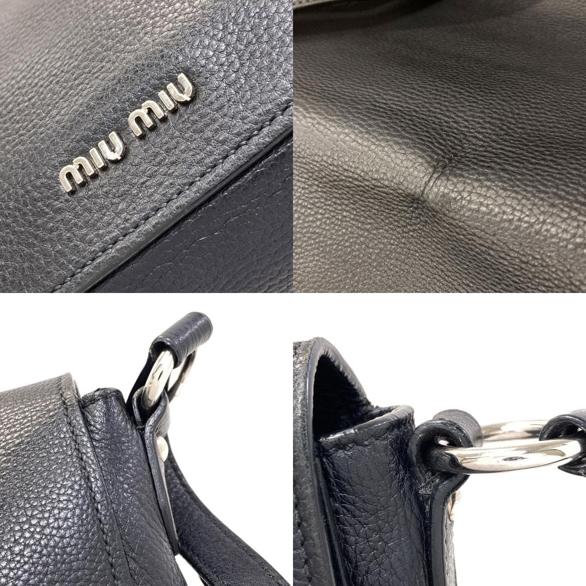 Miu Miu Long Shoulder Shoulder Bag Leather Women's [Used] [MIUMIU] 7