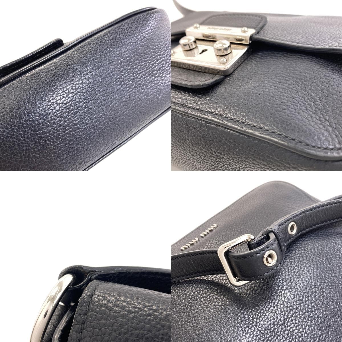 Miu Miu Long Shoulder Shoulder Bag Leather Women's [Used] [MIUMIU] 8