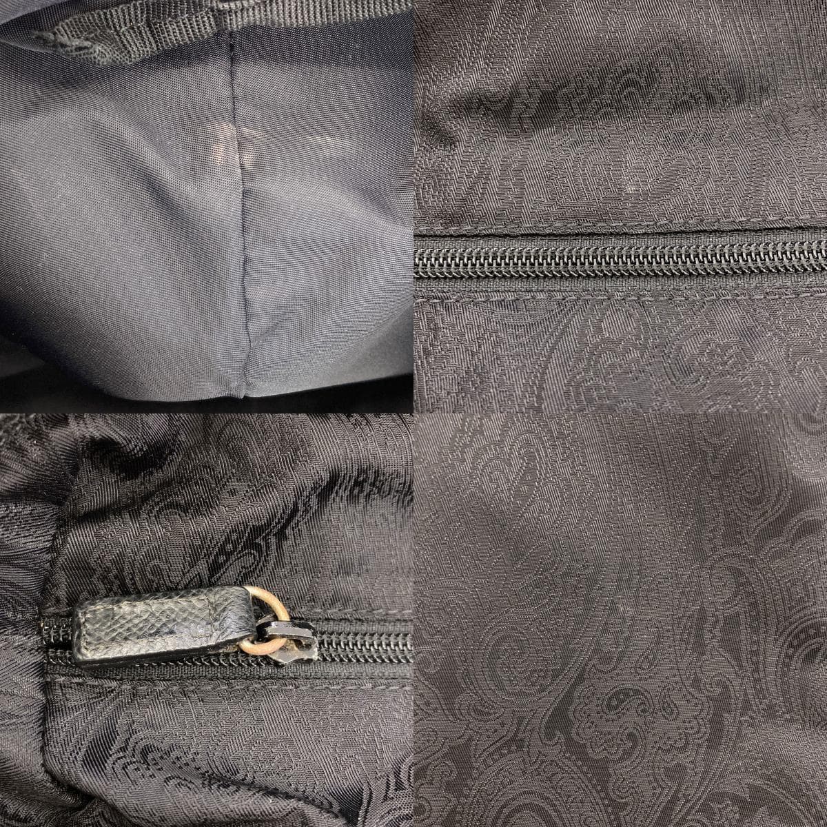 Etro paisley pattern tote bag, nylon material, ladies [used] [ETRO] 8