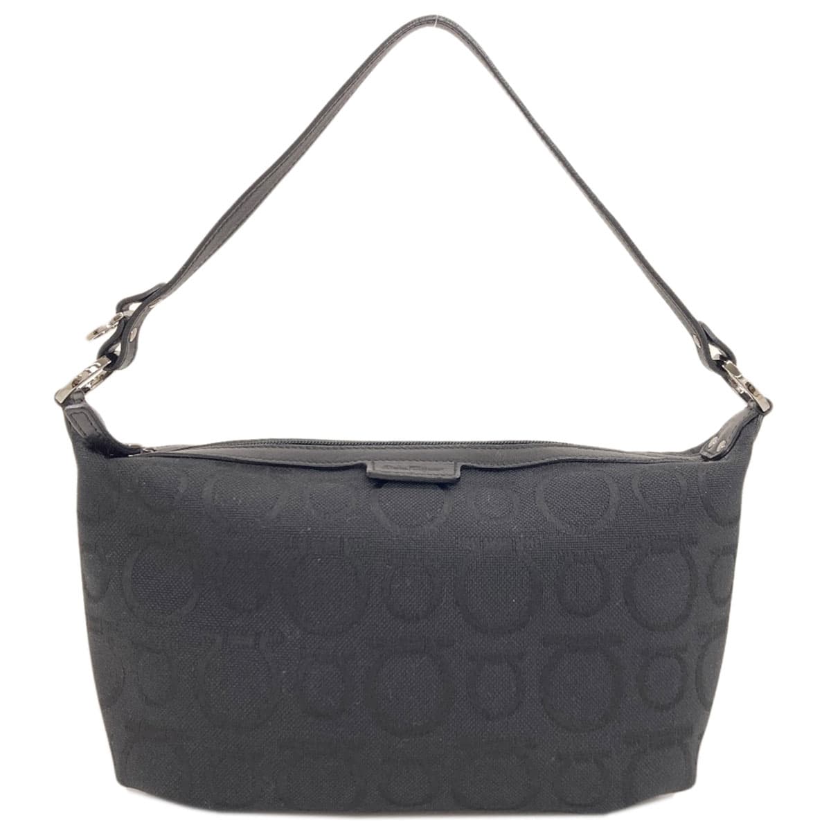 Salvatore Ferragamo Gancini Pattern Handbag Canvas Ladies [Used] [Salvatore Ferragamo]