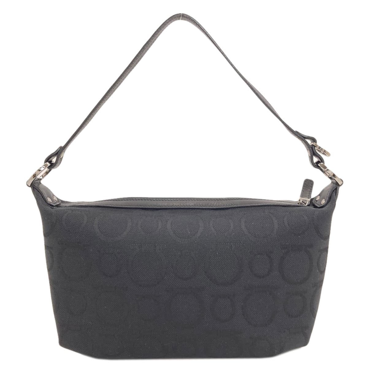 Salvatore Ferragamo Gancini Pattern Handbag Canvas Ladies [Used] [Salvatore Ferragamo] 2