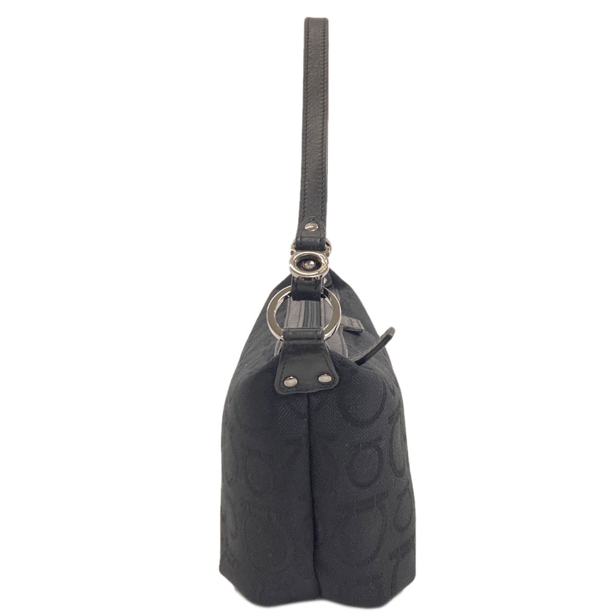 Salvatore Ferragamo Gancini Pattern Handbag Canvas Ladies [Used] [Salvatore Ferragamo] 3