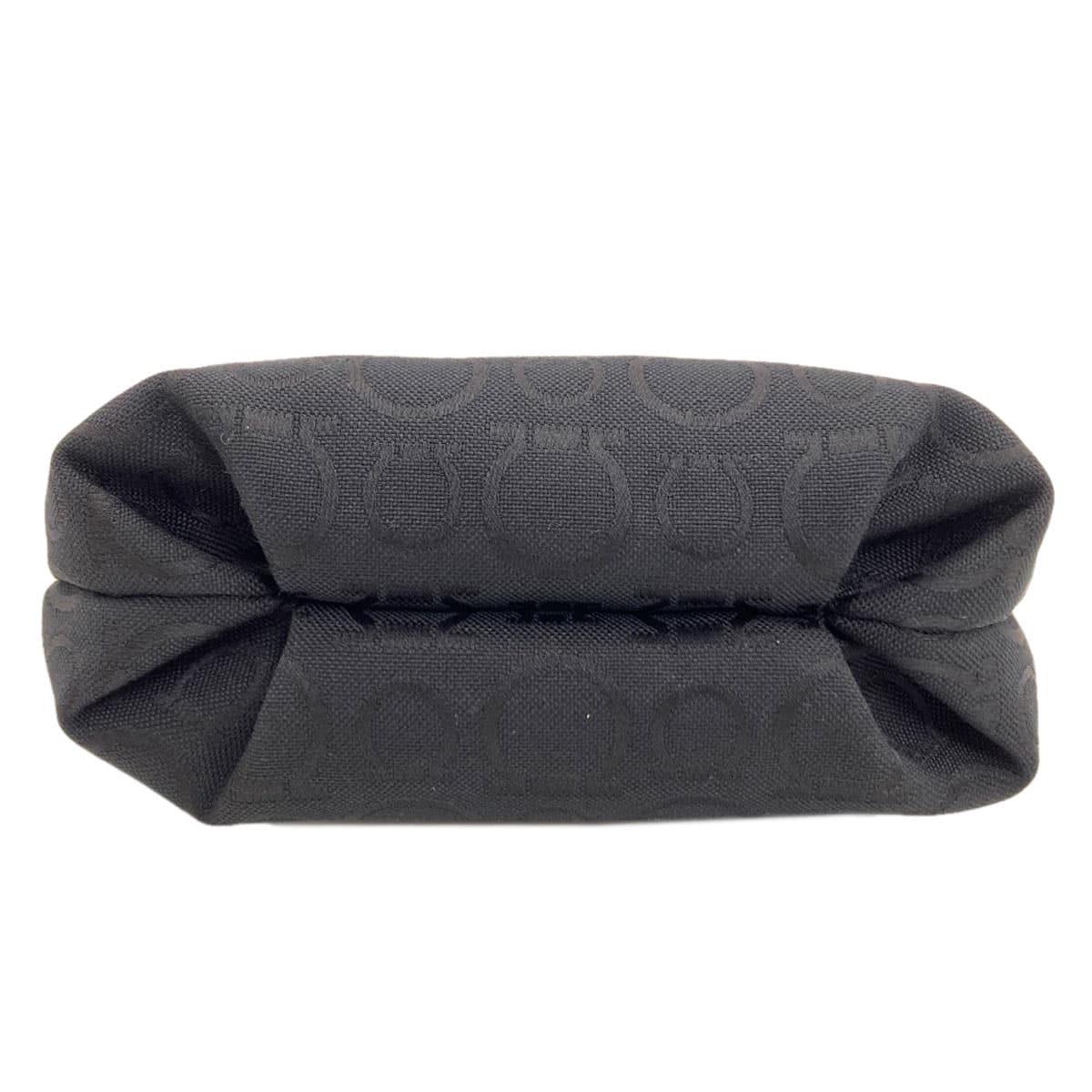 Salvatore Ferragamo Gancini Pattern Handbag Canvas Ladies [Used] [Salvatore Ferragamo] 4