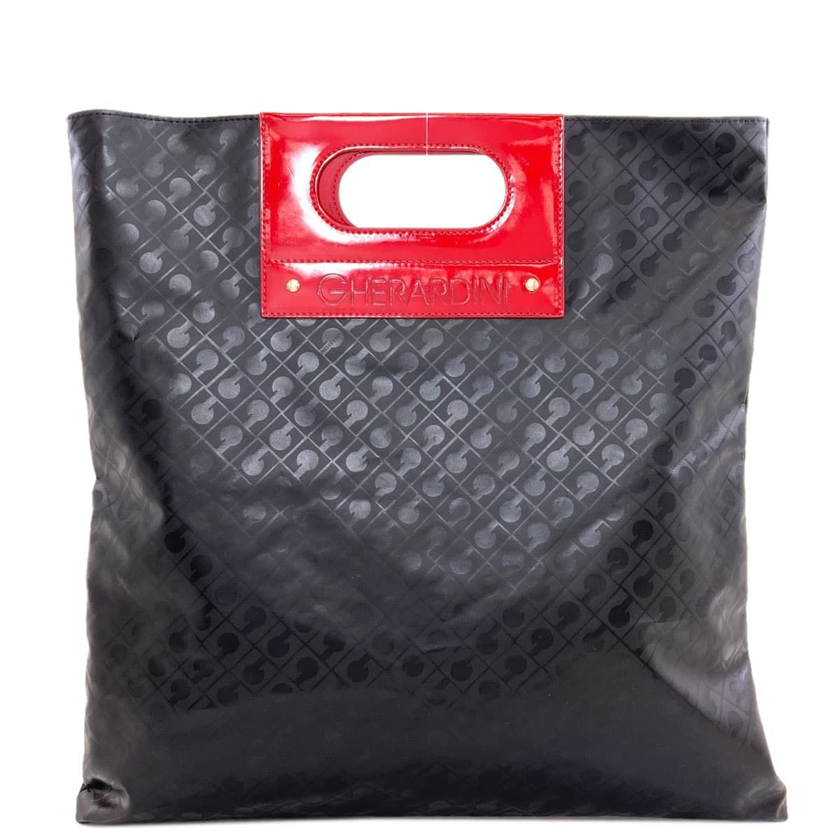 Gherardini Logo Motif Softy Handbag Polyester Ladies [Used] [GHERARDINI]