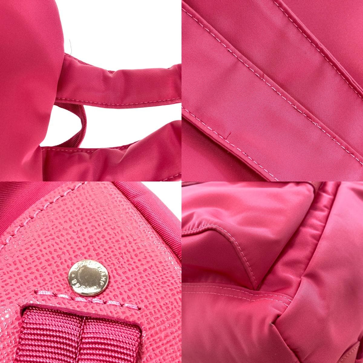 Longchamp Logo Backpack/Daypack Nylon Material Ladies [Used] [Longchamp] 9