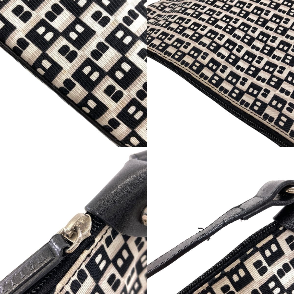 BALLY All-over Pattern Shoulder Bag Canvas Ladies [Used] [BALLY] 8