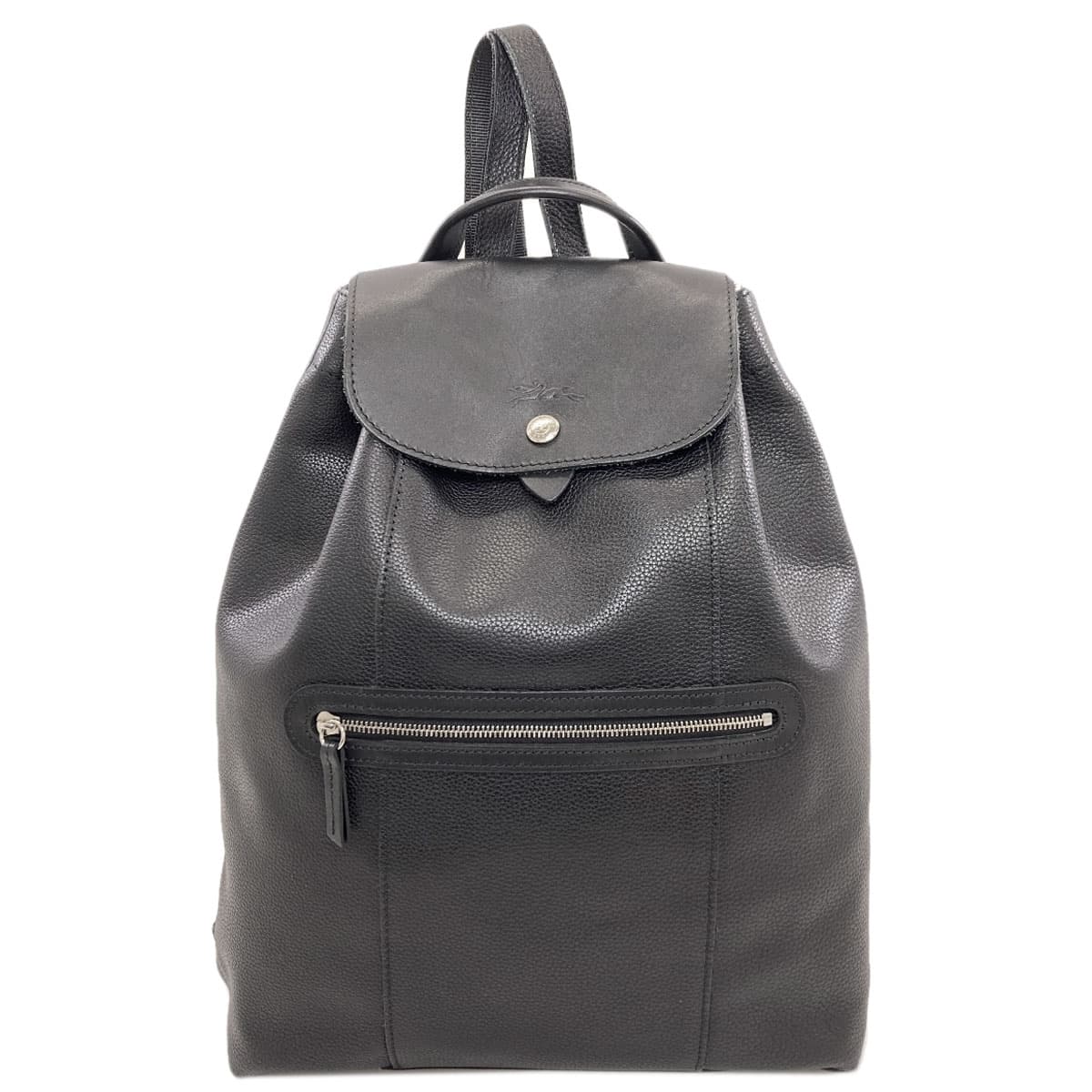 Longchamp Logo Backpack/Daypack Leather for Women [Used] [Longchamp]